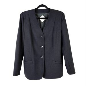 Westerlind Germany Dark Academia Black Preppy Blazer